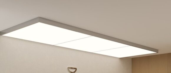 techo tesnado retroiluminado de tela clinica 4000K