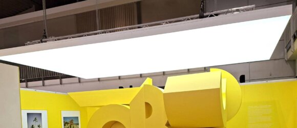 Custom made lamp stretch ceiling fabric