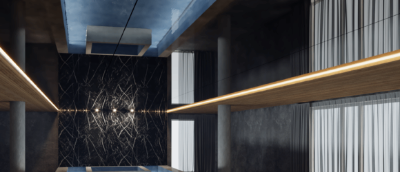 Ultra brillante techo tensado negro Brilliance ceiling bs1-d0