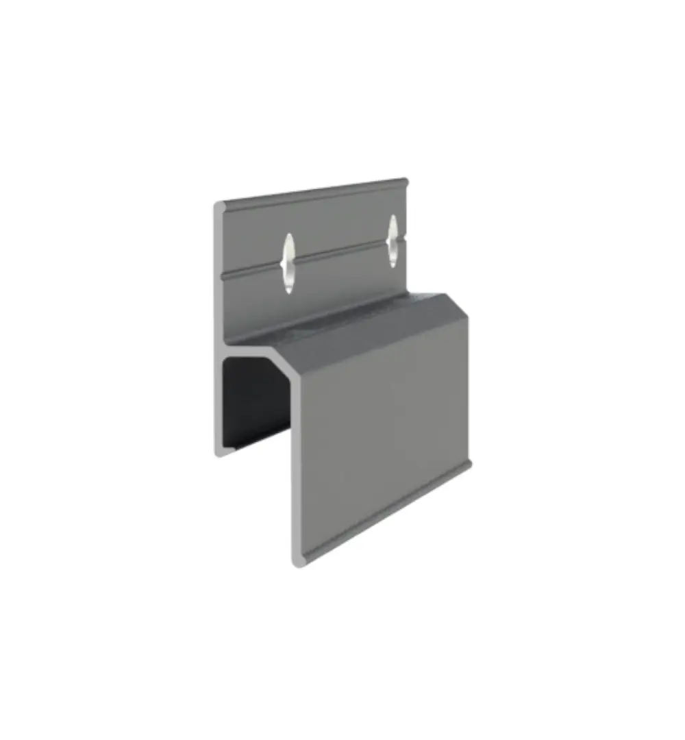 Perfil de aluminio BRIL TR-CL125 Bruto