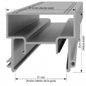 Aluminium profile BRIL EVO-LUM-S light line